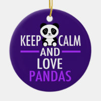 Bonito Púrpura Panda Lover