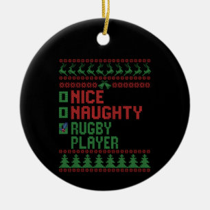 Adorno De Cerámica Bonito regalo de Navidades graciosos del jugador d