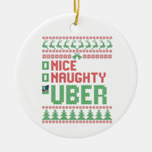 Adorno De Cerámica Bonitos Navidades malvados de Uber coincidiendo co