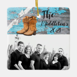 Adorno De Cerámica Boo de la puerta de la barra de madera azul con or