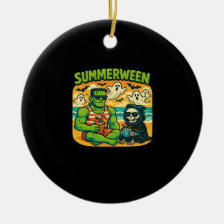 Adorno De Cerámica Boogeymen en la playa - Clase de Vibes Retro Summe