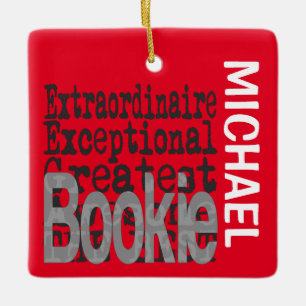 Adorno De Cerámica Bookie Extraordinaire PERSONALIZADO