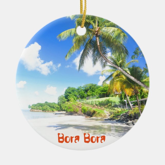 Adorno De Cerámica Bora Bora (Frente)