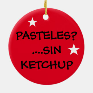Adorno De Cerámica Boricua pasteles PuertoRico flag Christmas Ceramic