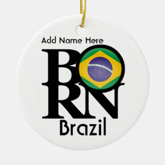 Adorno De Cerámica BORN Brasil personalizado
