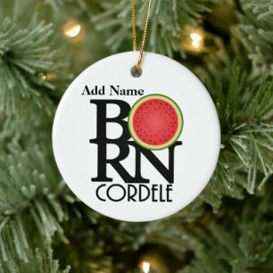 Adorno De Cerámica BORN Cordele Personalizable Watermelon