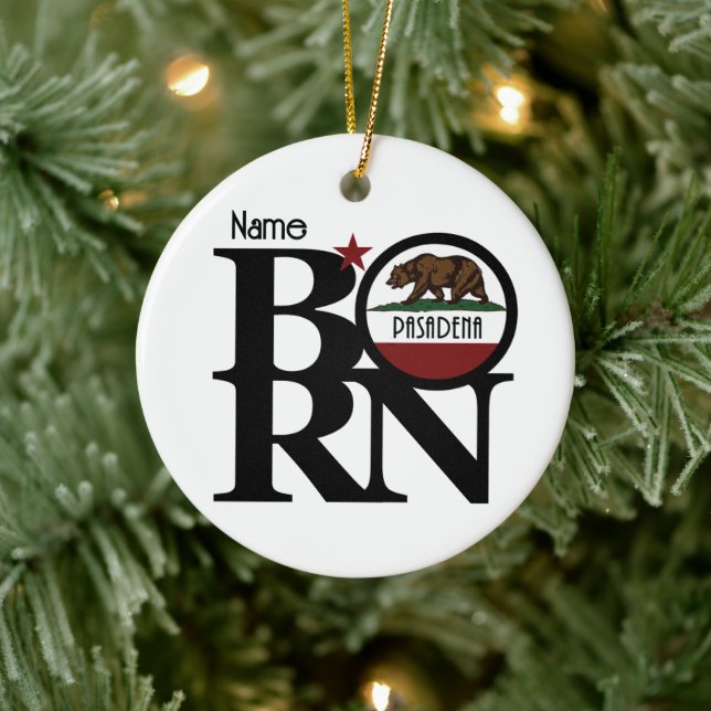 Adorno De Cerámica BORN Pasadena California (Árbol)
