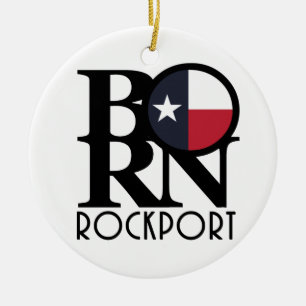 Adorno De Cerámica BORN Rockport Texas