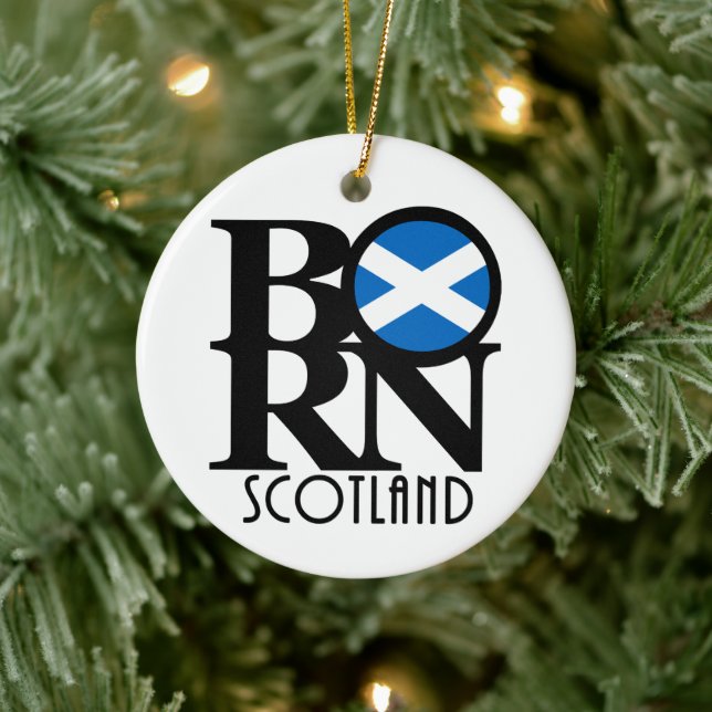 Adorno De Cerámica BORN Scotland (Árbol)