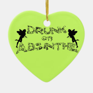 Adorno De Cerámica Borracho en Absinthe