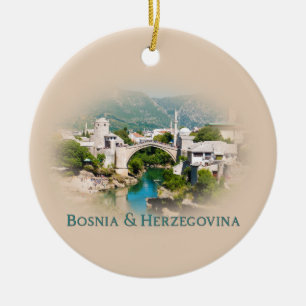 Adorno De Cerámica Bosnia y Herzegovina: Mostar