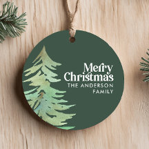 Bosque acuarela de navidades
