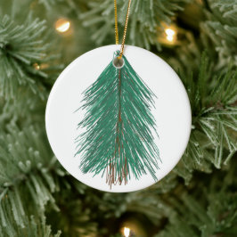 Adorno De Cerámica Bosque Fir Tree