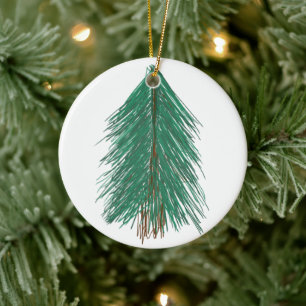 Adorno De Cerámica Bosque Fir Tree