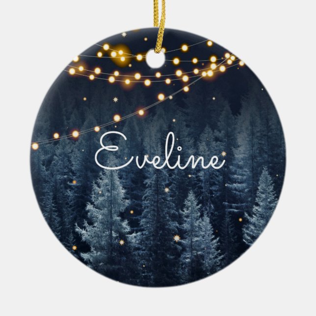 Adorno De Cerámica Bosque mágico (Frente)