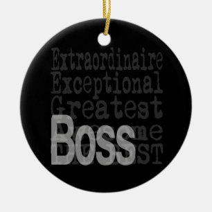 Adorno De Cerámica Boss Extraordinaire