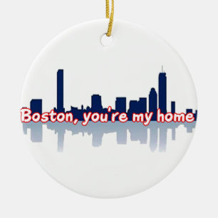 Adorno De Cerámica Boston usted es mi hogar