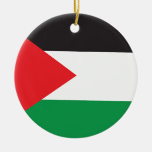 Adorno De Cerámica Botón de Palestina, Bandera patriótica palestina