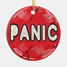 Adorno De Cerámica Botón de pánico