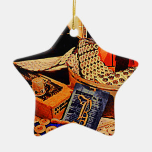 Adorno De Cerámica Botones y Broches