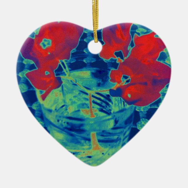 Adorno De Cerámica bougainville image (Frente)