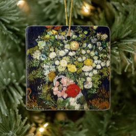Adorno De Cerámica Bouquet de flores en una bolsa de Vincent Van Gogh