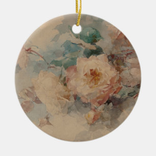 Adorno De Cerámica Bouquet de Rosas - Franz Bischoff