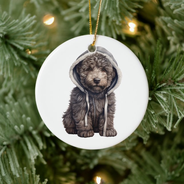 Adorno De Cerámica Bouvier des Flandres Dog personalizado