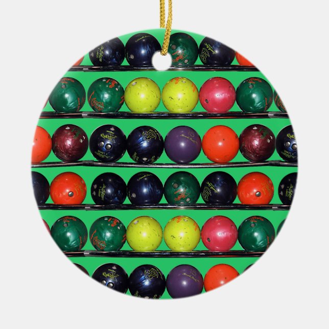 Adorno De Cerámica Bowling Blitz (Frente)