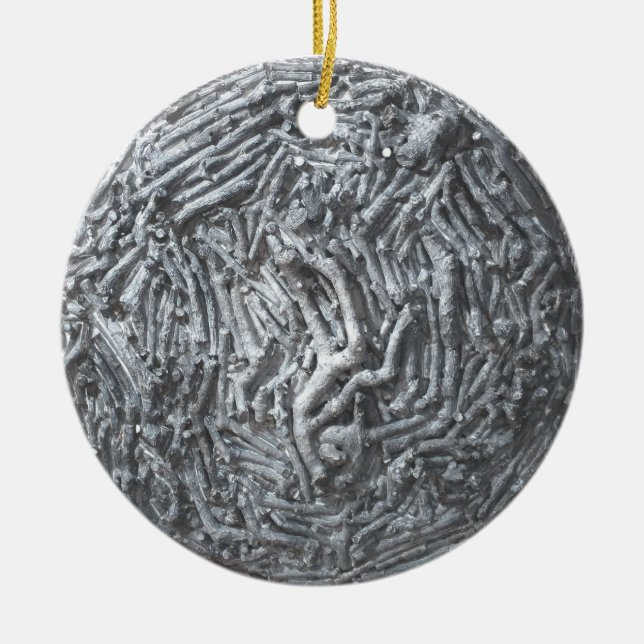 Adorno De Cerámica Boxeo: Luna (Frente)