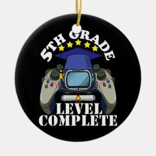 Adorno De Cerámica Boys 5º Graduación 2022 Clase de videojuegos
