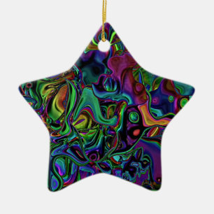 Adorno De Cerámica Brain Melt  Ceramic Ornament