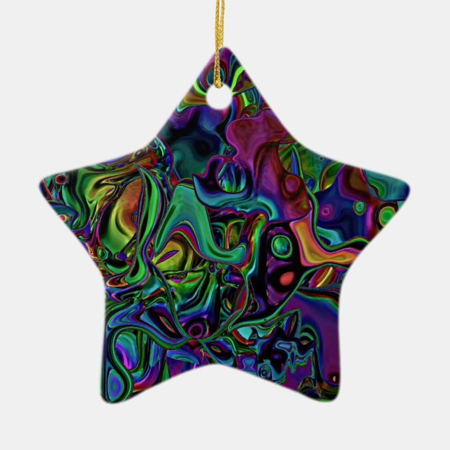 Adorno De Cerámica Brain Melt  Ceramic Ornament (Frente)