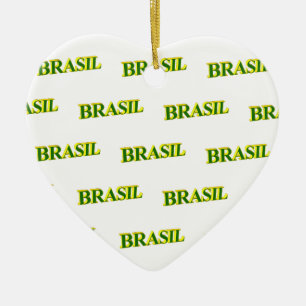 Adorno De Cerámica Brasil 3D