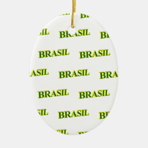 Adorno De Cerámica Brasil 3D