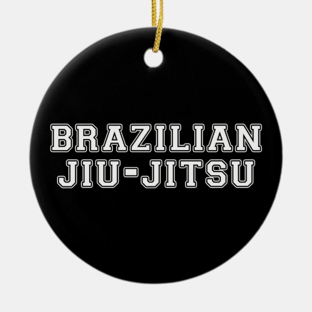 Adorno De Cerámica Brasilen@o Jiu Jitsu (Frente)