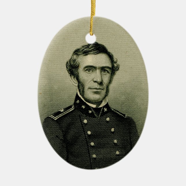 Adorno De Cerámica Braxton Bragg (Frente)