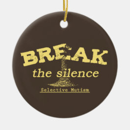 Adorno De Cerámica Break the Silence