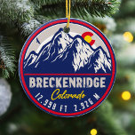 Adorno De Cerámica Breckenridge Colorado Ski Sening Mountain Souvenir<br><div class="desc">El diseño de Breckenridge Mountain Colorado incluye montañas de osos y árboles altos. Diseñar para todo aquel que ame unas vacaciones en Breckenridge. Souvenir de Breckenridge Colorado,  diseño para alguien que ame cascadas,  senderos,  carreras de senderos,  ultrarunning,  esquí y esquí.</div>