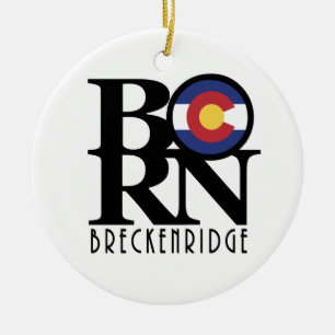 Adorno De Cerámica Breckenridge NACIDO CO