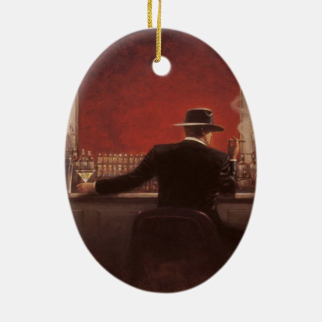 Adorno De Cerámica Brent lincha la barra del cigarro (Atrás)