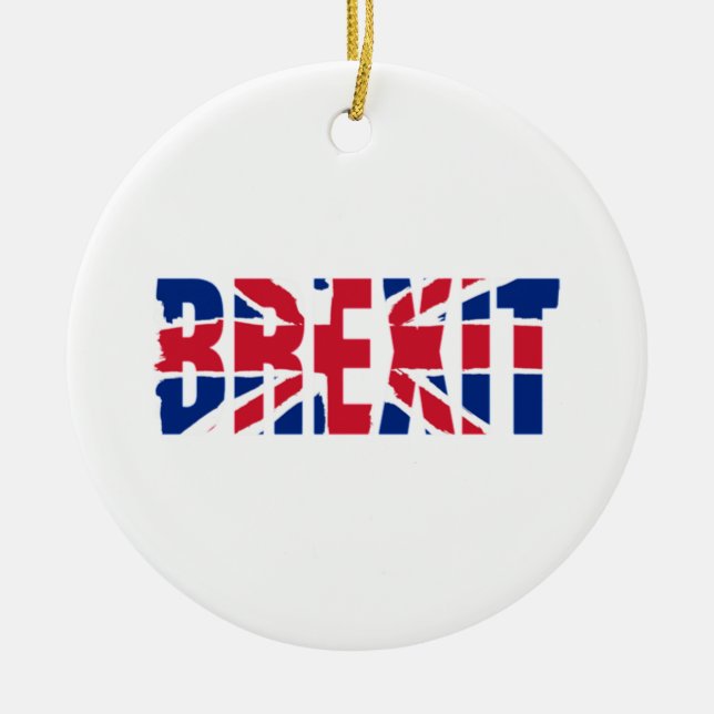 Adorno De Cerámica Brexit - Brexit Vote Europa Política británica (Frente)