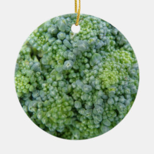 Adorno De Cerámica Broccoli Macro Personalizado Cumpleaños
