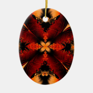 Adorno De Cerámica Bronze Fractal