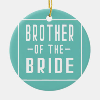 Adorno De Cerámica Brother of the Bride Bachelor Matching Group Big