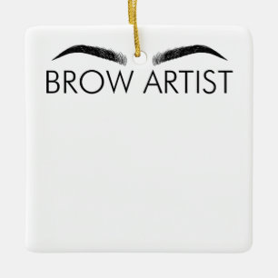 Adorno De Cerámica Brow Artist Brow Lounge Eyebrow Lover Br