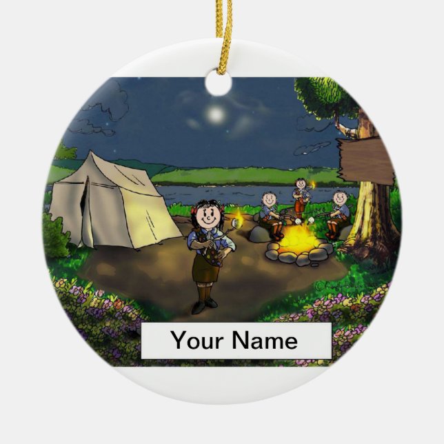 Adorno De Cerámica Brownie (Frente)