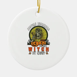 Adorno De Cerámica Brujas Calaveras Llaves Bombas de Bicicleta Calaba