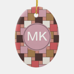 Adorno De Cerámica Bubble Gum Sorbet