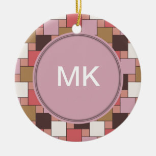 Adorno De Cerámica Bubble Gum Sorbet